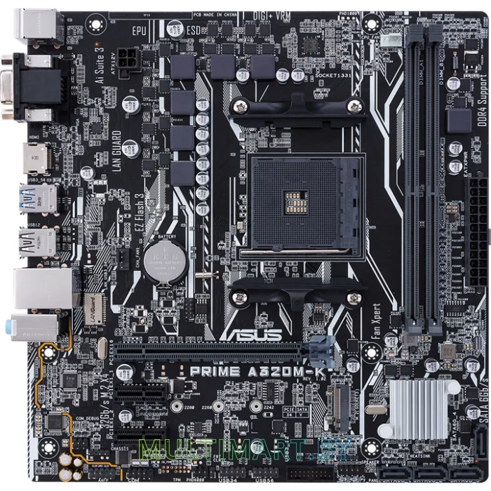 Материнская плата ASUS PRIME A320M-K/CSM